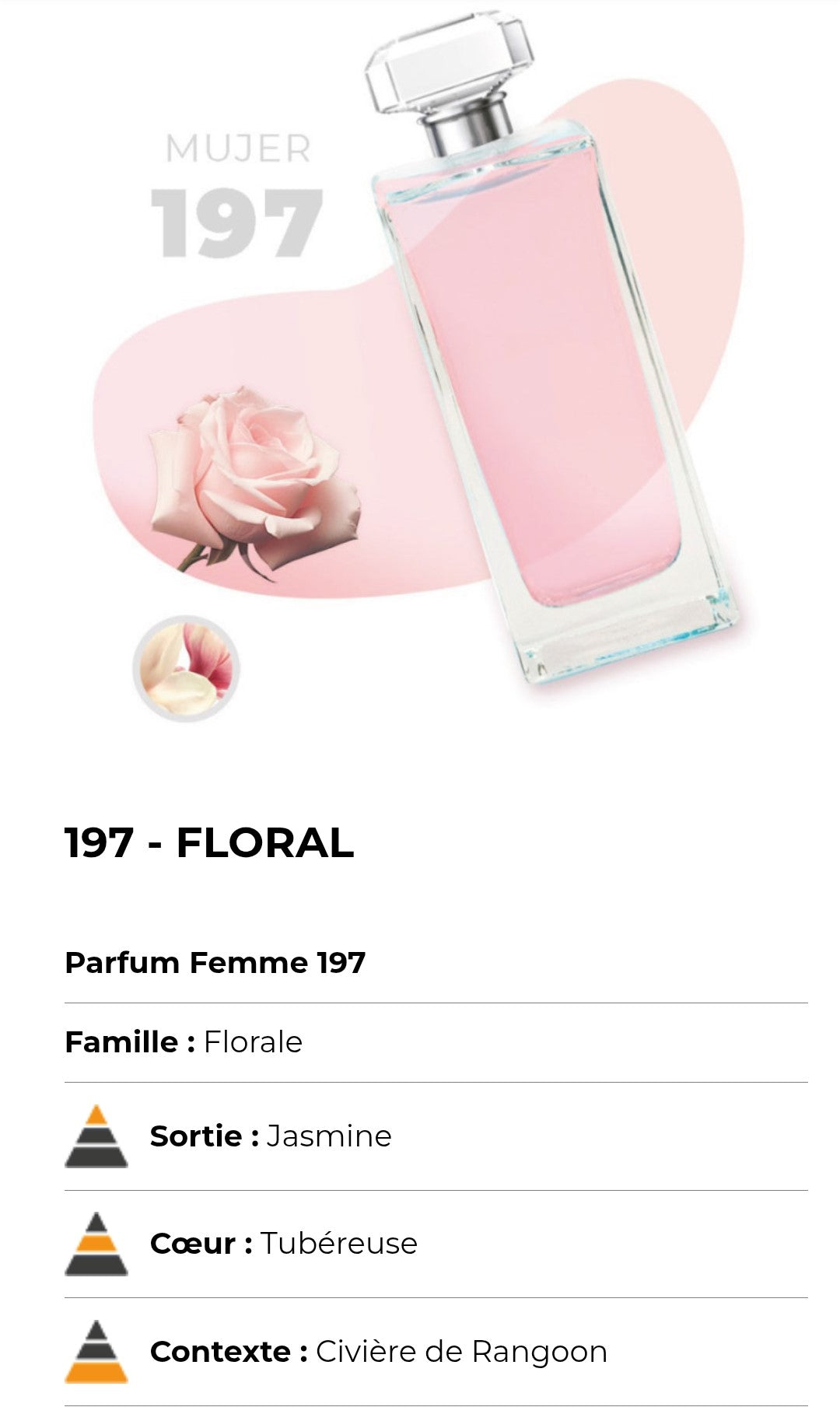 197 ( inspirée de gucci bloom)