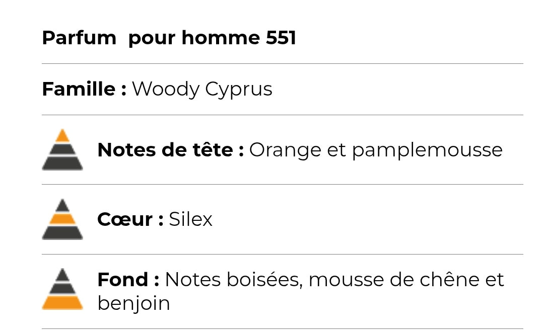 551 (inspirée de terre d'hermes)
