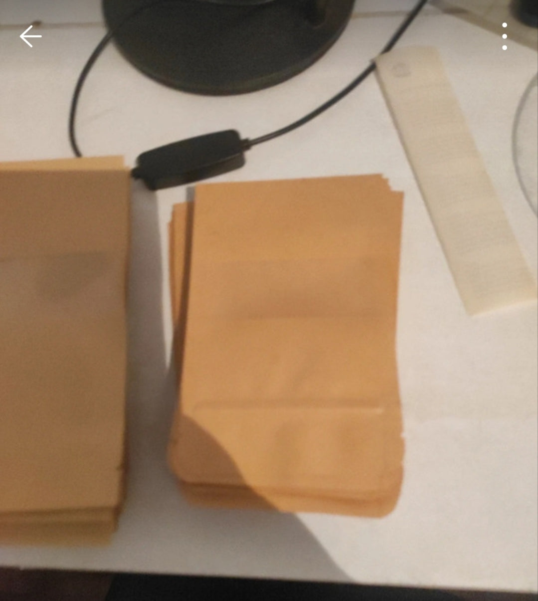 sachet kraft avec fenetres